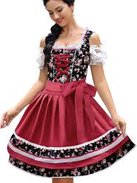 DirndlPop Schwarz Sarah Dirndl  Bayern Kostüme für das Bierfest