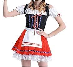 DirndlPop Rot Luca Dirndl  Bayern Kostüme für das Bierfest