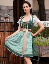 DirndlPop Grün Melanie Dirndl  Bayern Kostüme für das Bierfest