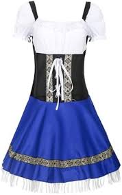 DirndlPop Blau Amelie Dirndl  Bayern Kostüme für das Bierfest