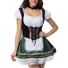 DirndlPop Grün Mina Dirndl  Bayern Kostüme für das Bierfest