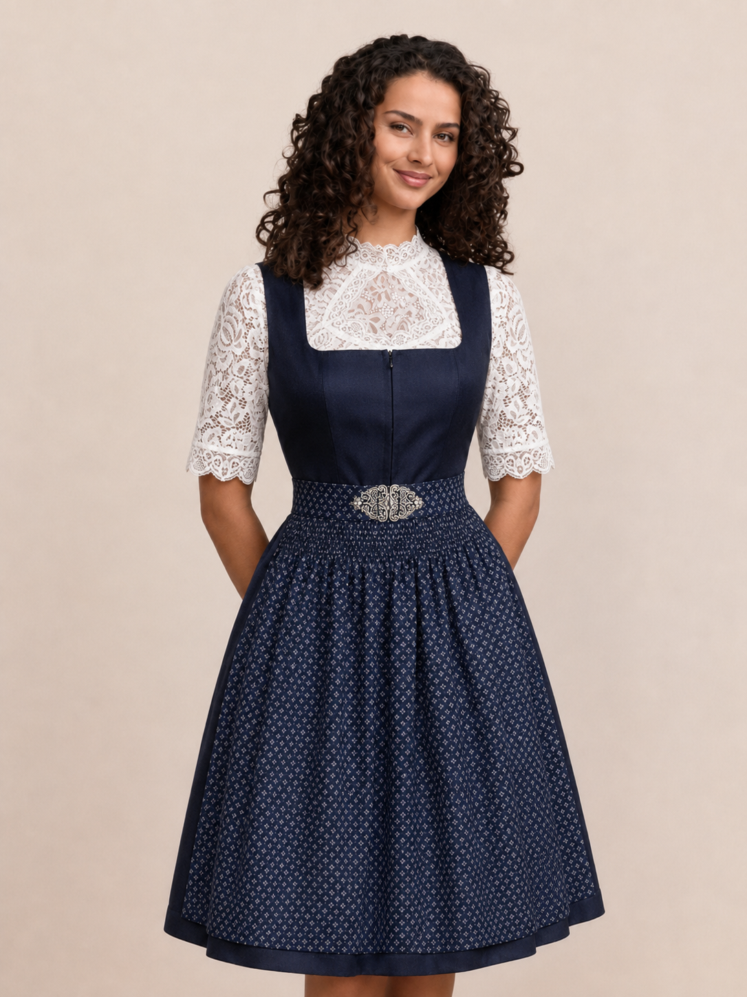 Dirndl dunkelblau Selina 