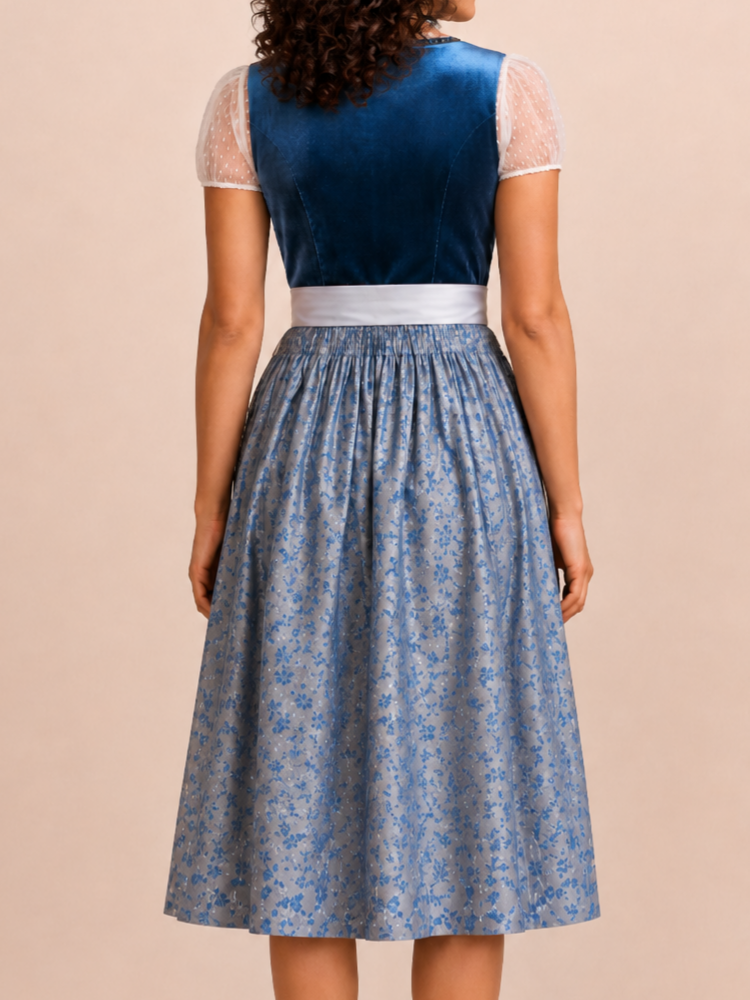 Dirndl Blau Brigitte