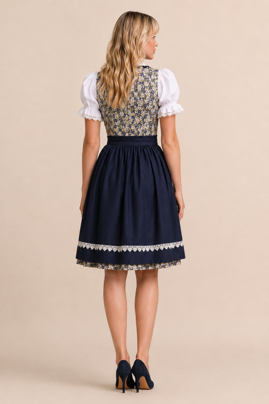 Dirndl Blau Leonie