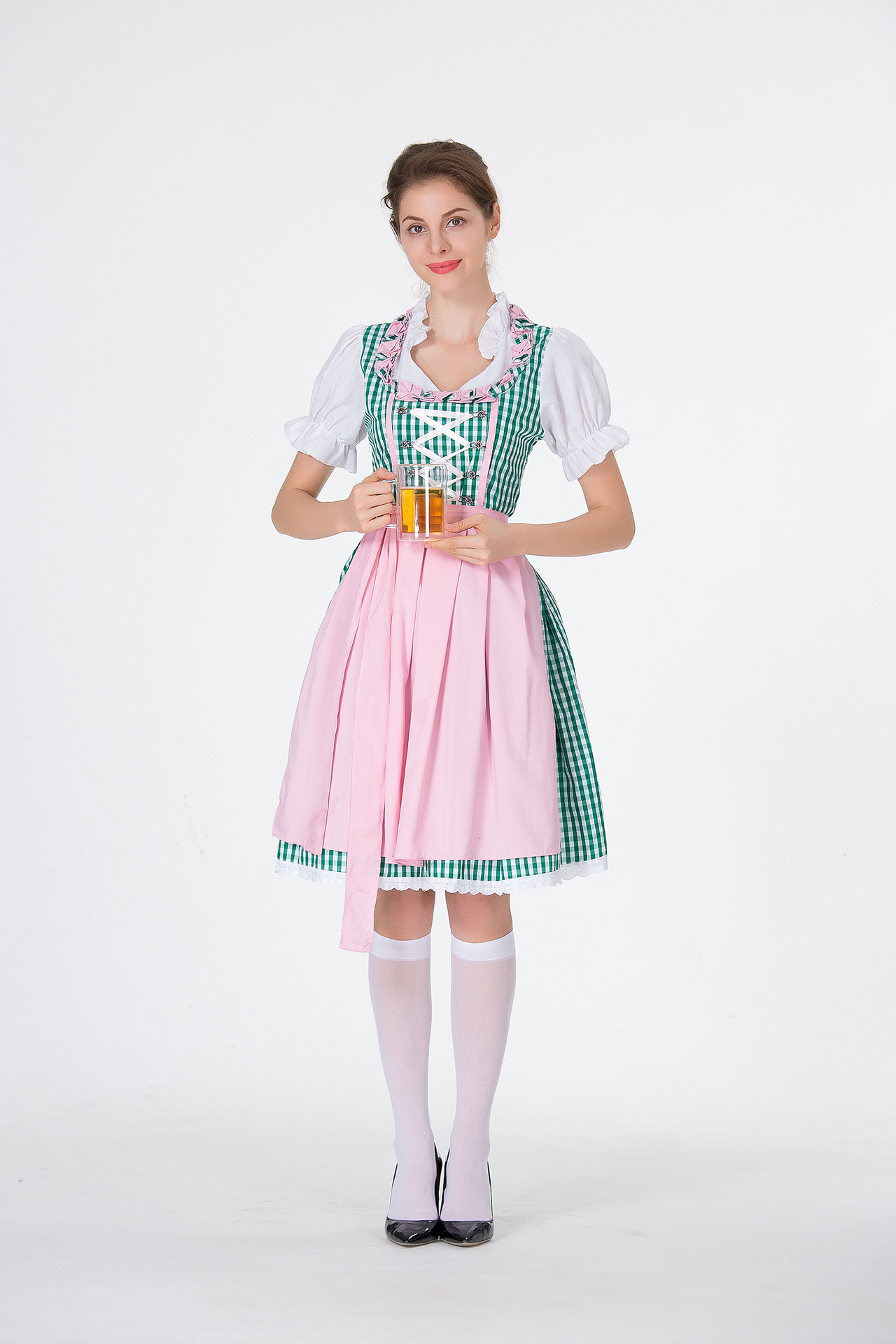 DirndlPop Grün Marie Dirndl  Bayern Kostüme für das Bierfest