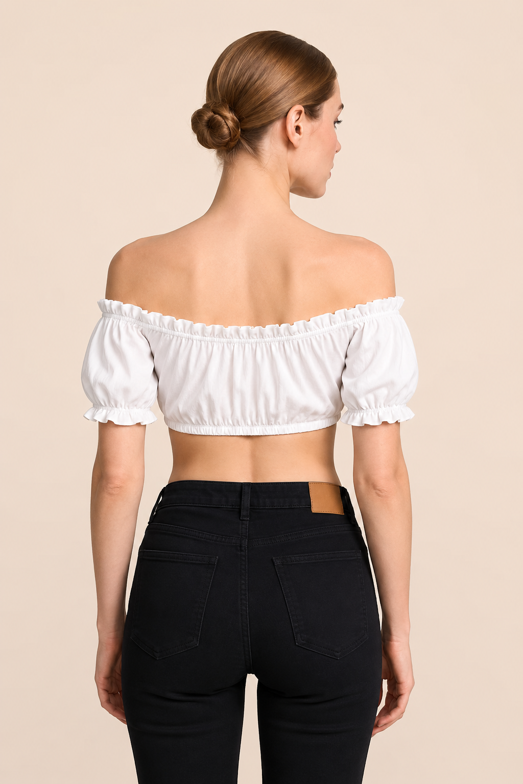 DirndlPop Weiß Sandra Bluse Bayern Kostüme für das Bierfest