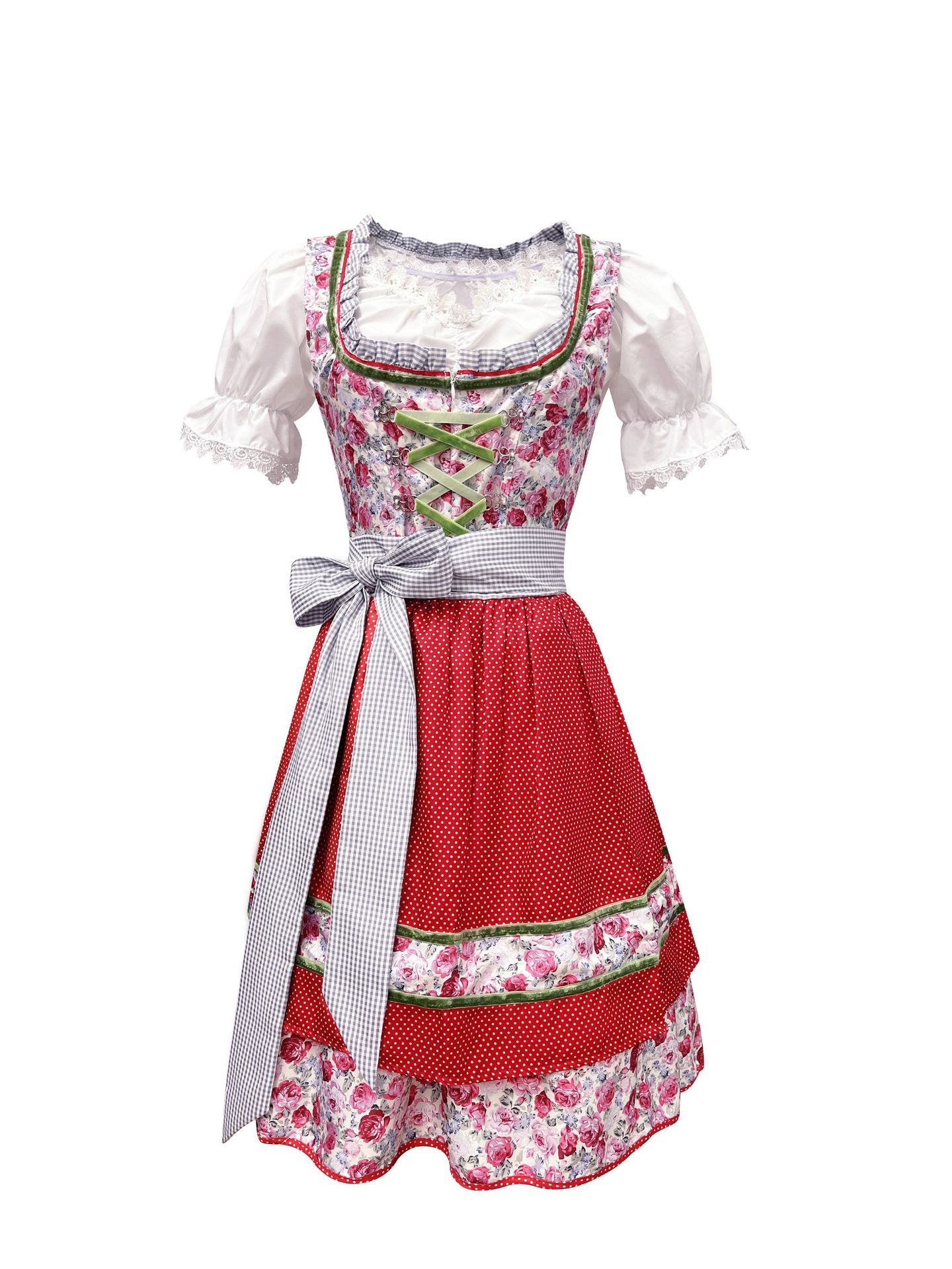 DirndlPop Rot Amelie Dirndl Bayern Kostüme für das Bierfest
