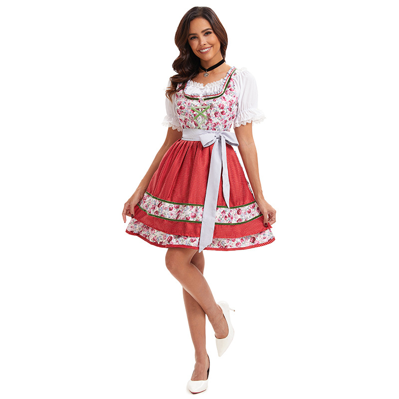 DirndlPop Rot Amelie Dirndl Bayern Kostüme für das Bierfest