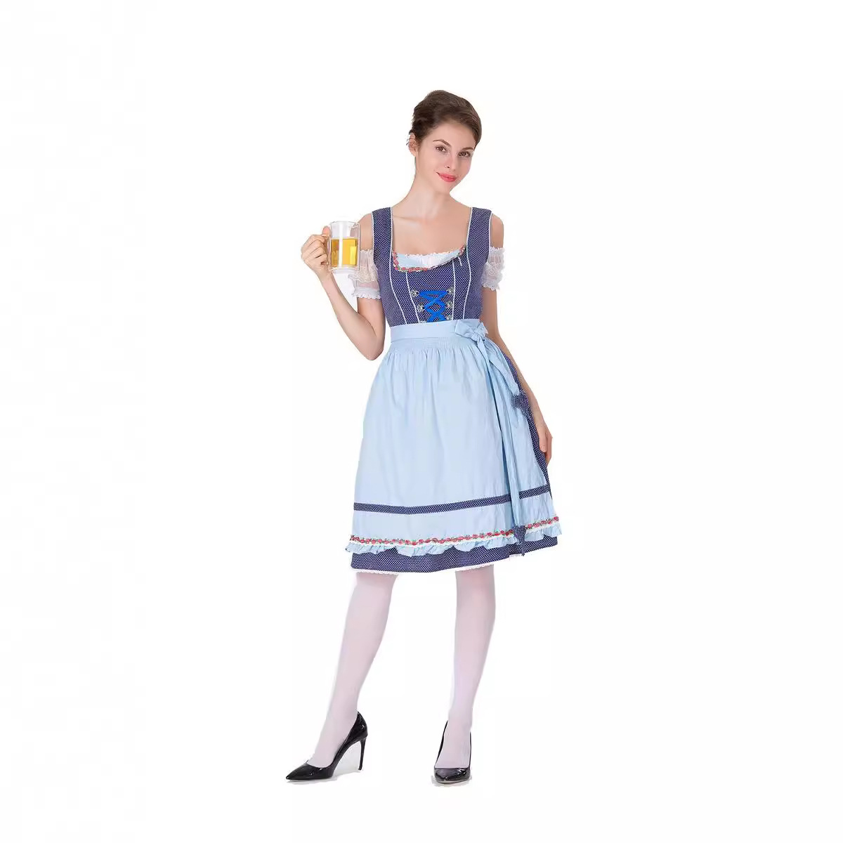 DirndlPop Blau Jana Dirndl Bayern Kostüme für das Bierfest