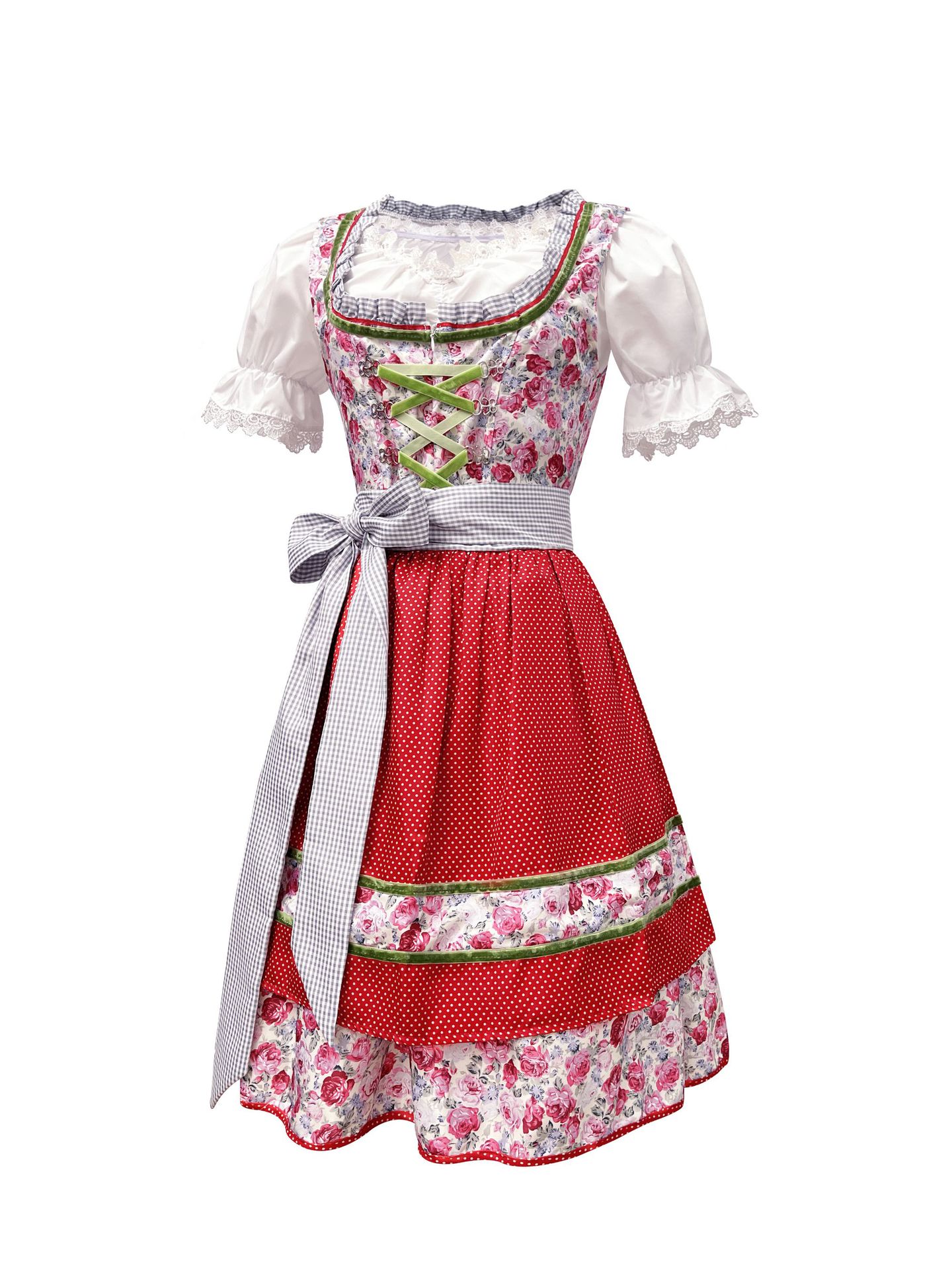 DirndlPop Rot Amelie Dirndl Bayern Kostüme für das Bierfest