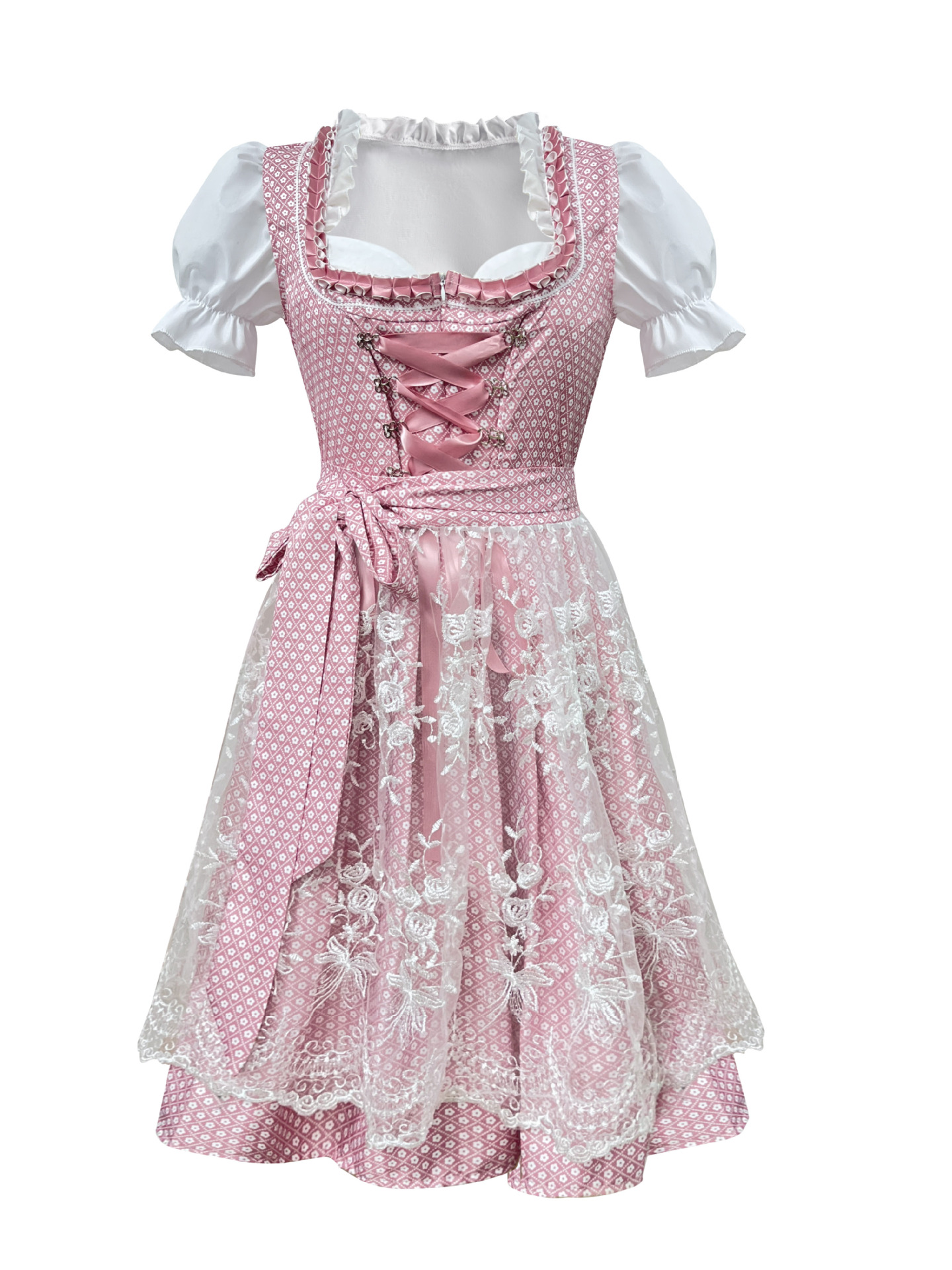 DirndlPop Rosa Melanie Dirndl  Bayern Kostüme für das Bierfest