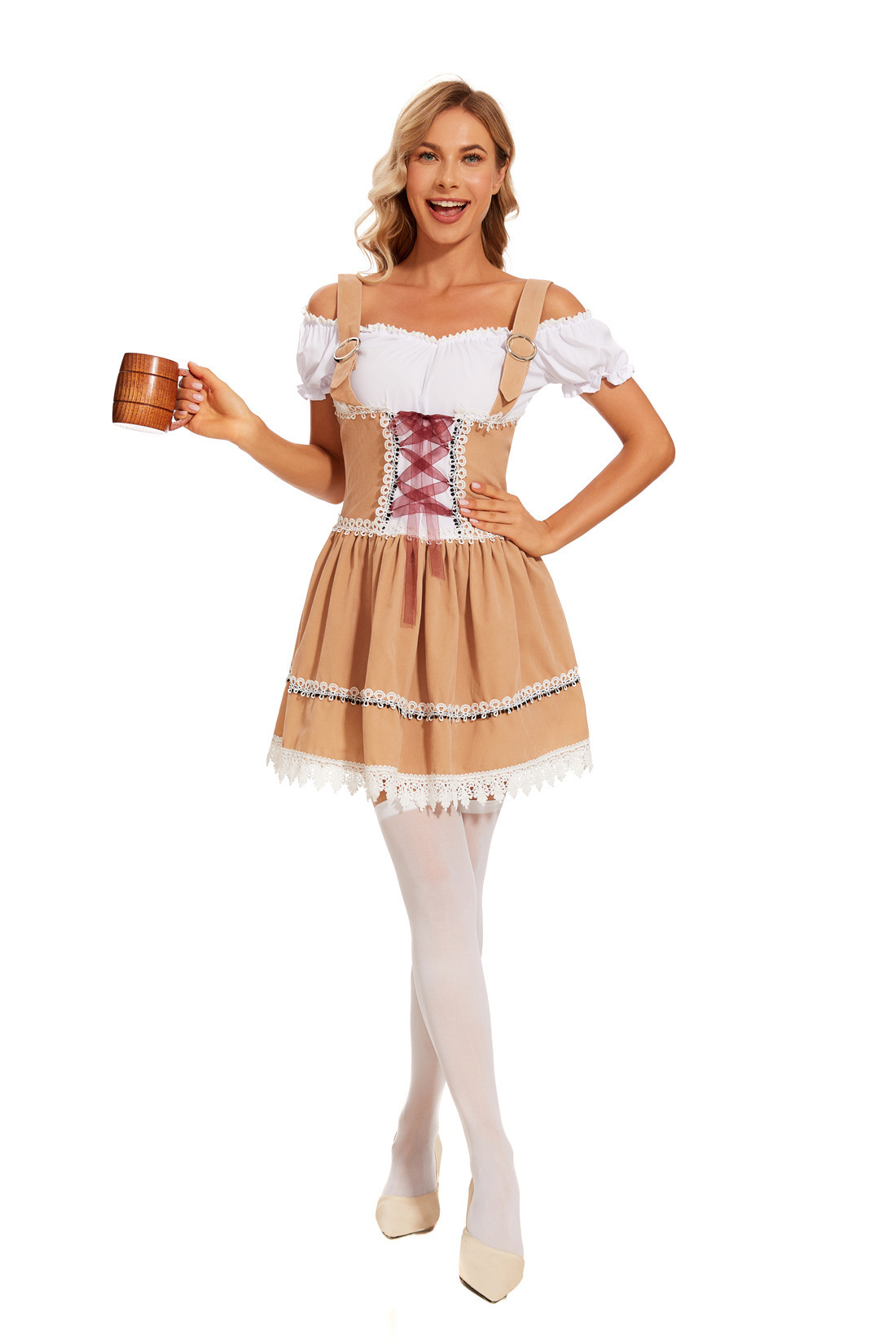 DirndlPop Blau Franziska Dirndl  Bayern Kostüme für das Bierfest