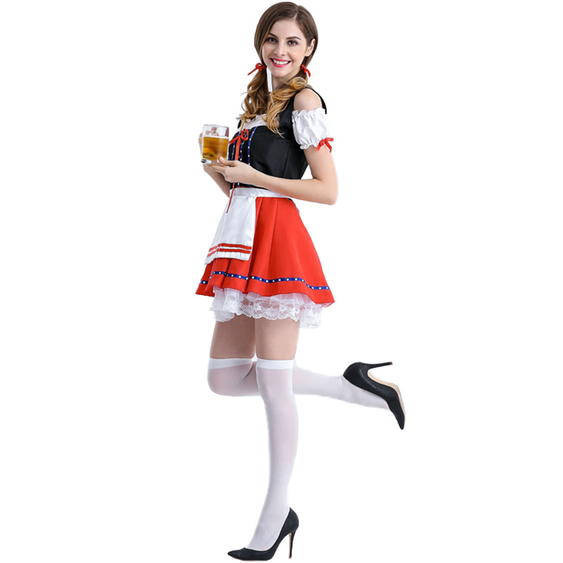 DirndlPop Rot Luca Dirndl  Bayern Kostüme für das Bierfest