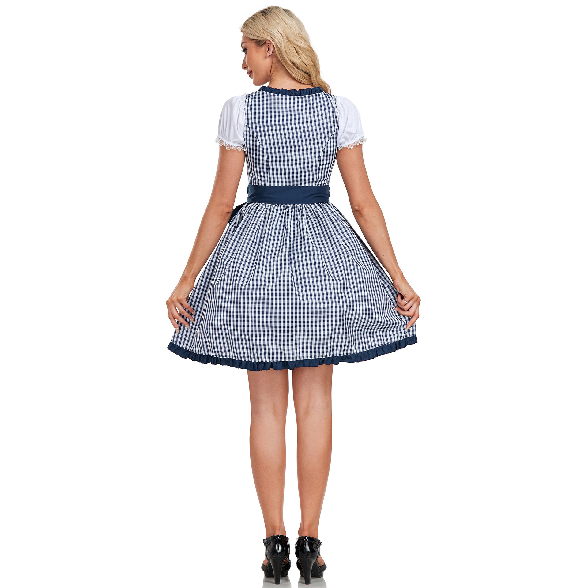 DirndlPop Blau Anouk Dirndl  Bayern Kostüme für das Bierfest