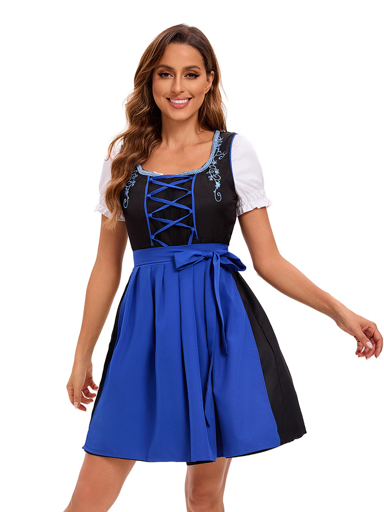 DirndlPop dunkelblau Sarah Dirndl  Bayern Kostüme für das Bierfest