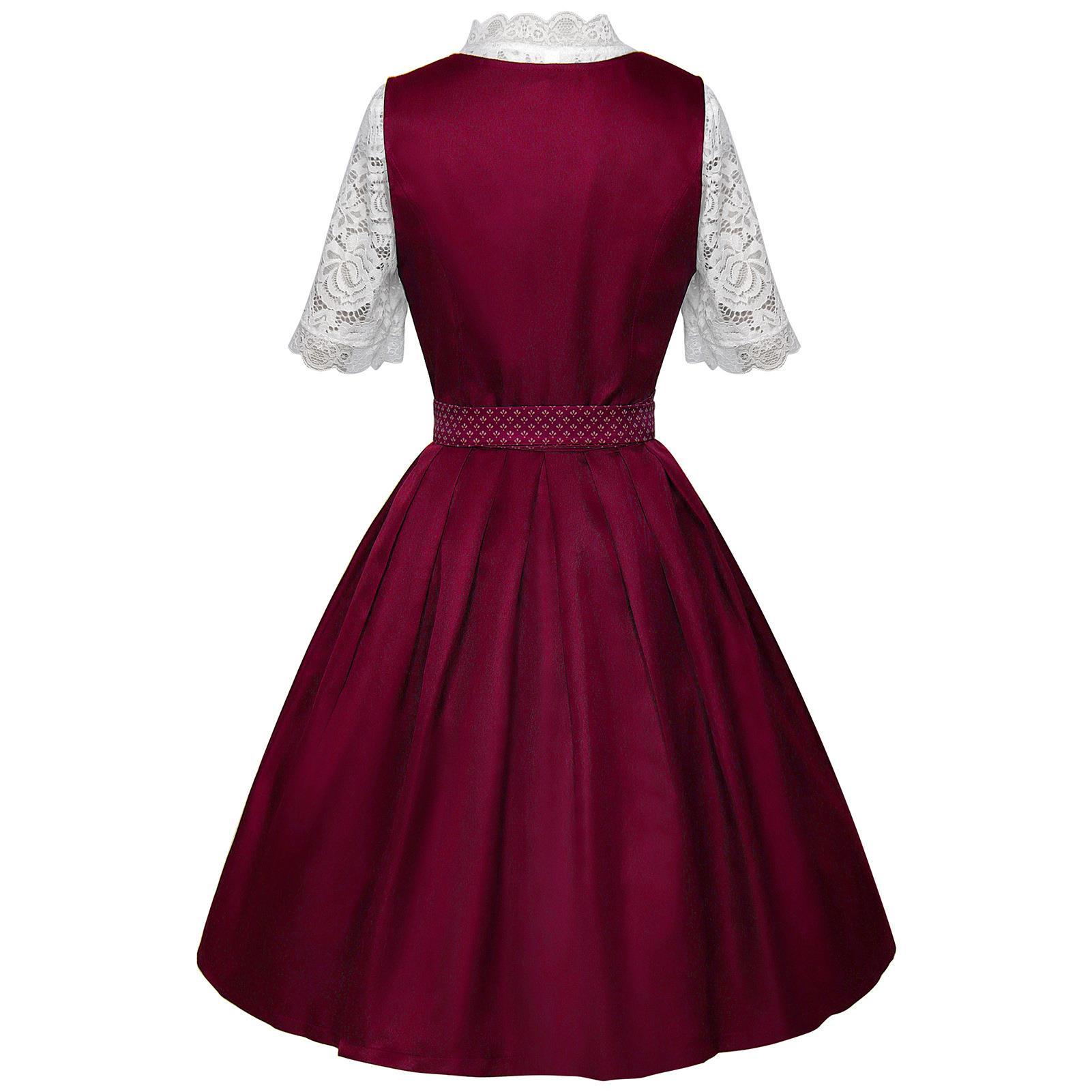 DirndlPop rosarot Jana Dirndl  Bayern Kostüme für das Bierfest