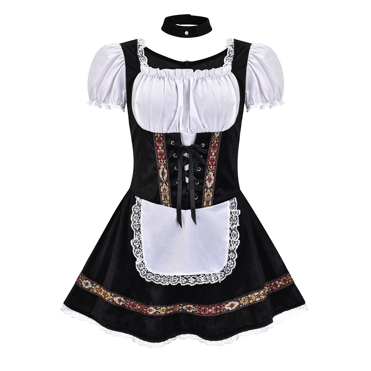 DirndlPop Schwarz Nina Dirndl  Bayern Kostüme für das Bierfest