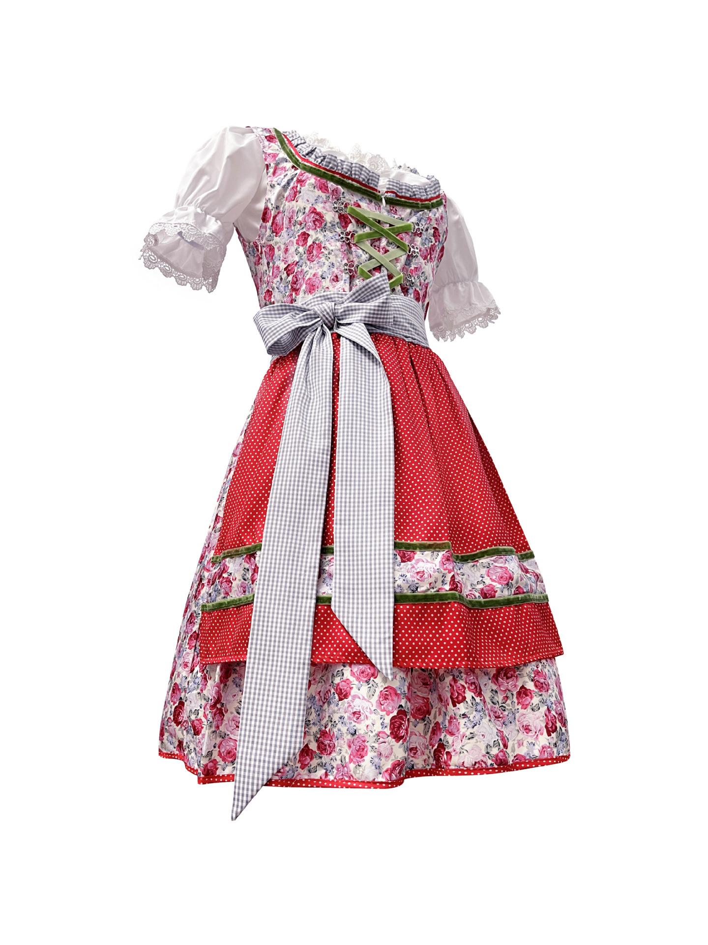 DirndlPop Rot Amelie Dirndl Bayern Kostüme für das Bierfest