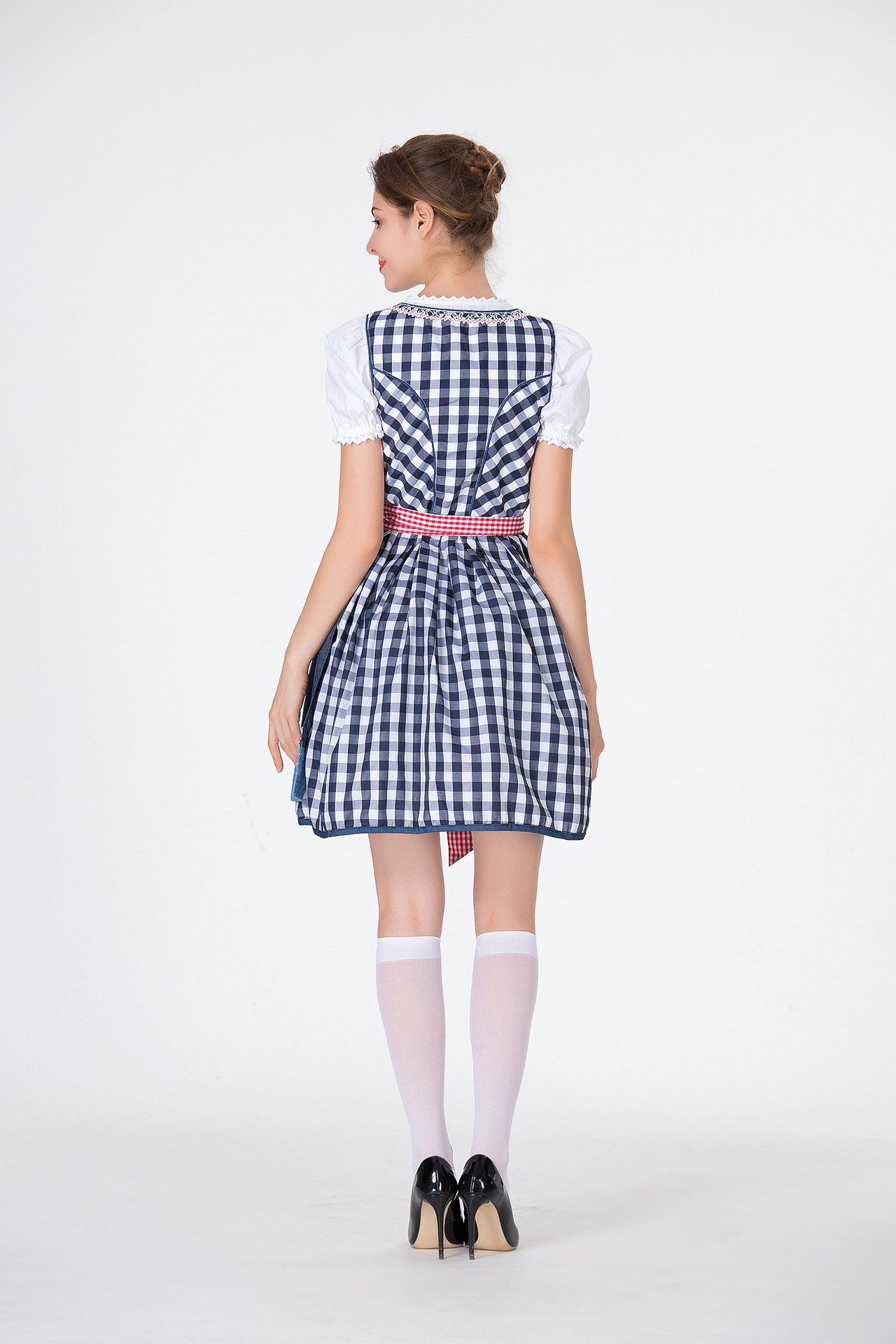 DirndlPop Blau Emily Dirndl  Bayern Kostüme für das Bierfest