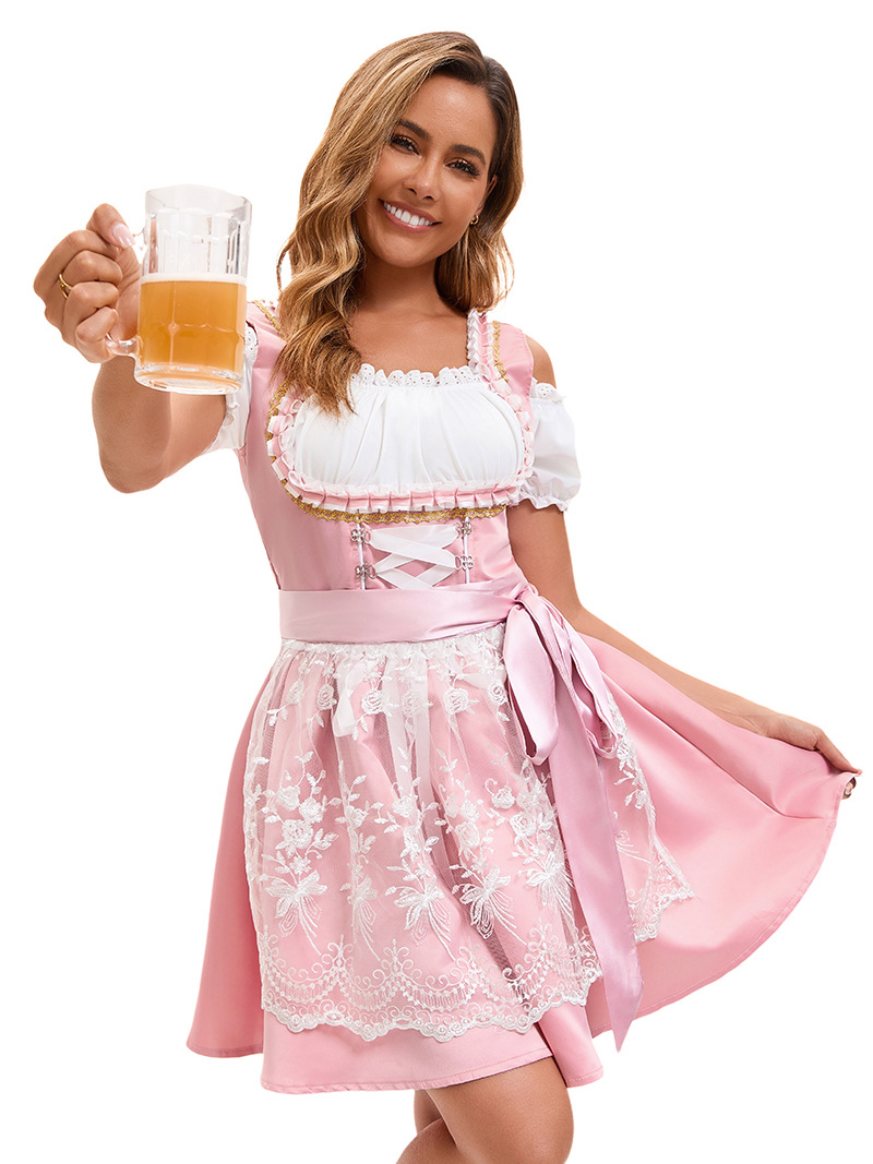 DirndlPop Rosa Lea Dirndl  Bayern Kostüme für das Bierfest