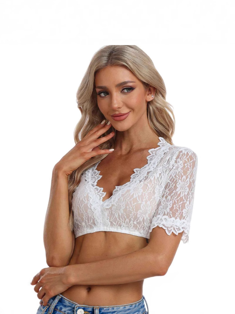 DirndlPop Weiß Leonie Dirndlbluse  Bayern Kostüme für das Bierfest