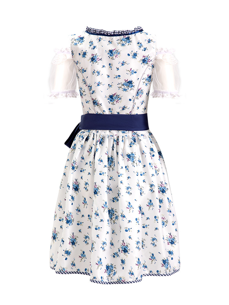 DirndlPop Blau Jasmin Dirndl  Bayern Kostüme für das Bierfest
