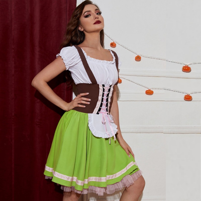 DirndlPop Grün Julia Dirndl  Bayern Kostüme für das Bierfest