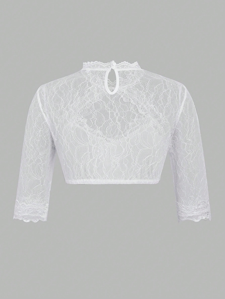 DirndlPop Weiß Laura Dirndlbluse  Bayern Kostüme für das Bierfest