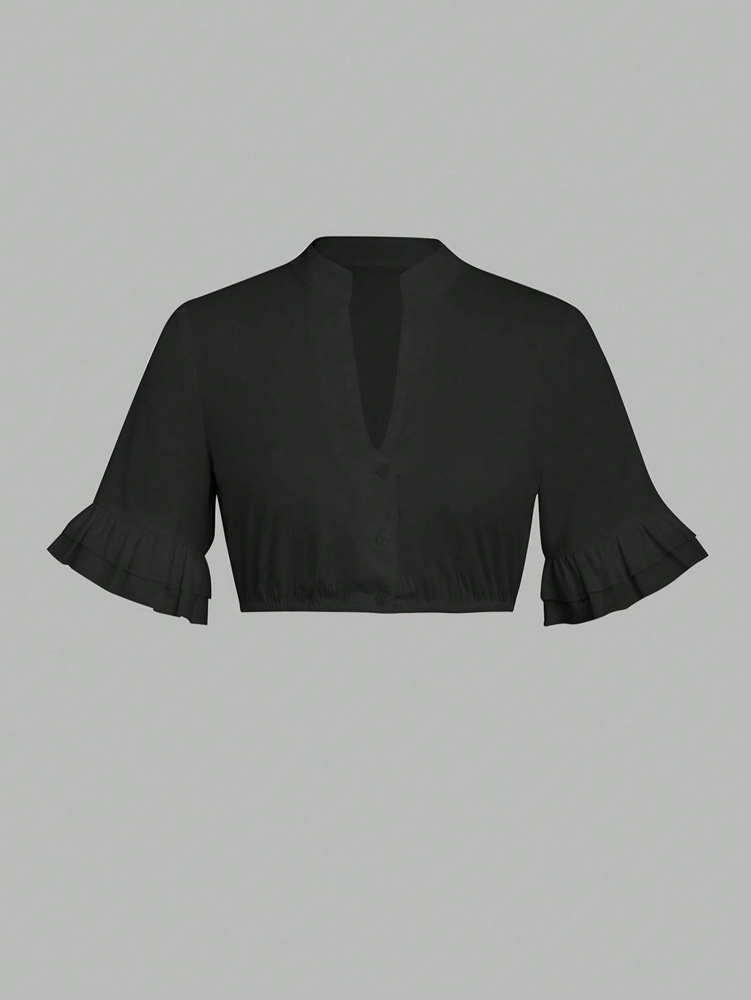 DirndlPop Schwarz Laura Dirndlbluse  Bayern Kostüme für das Bierfest