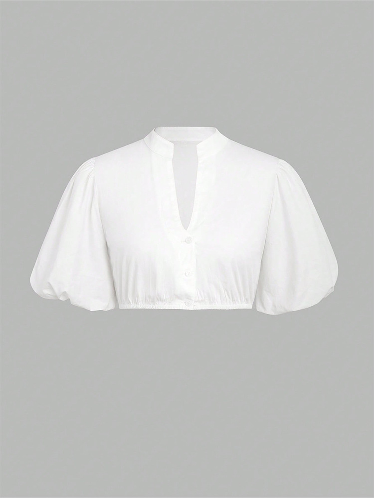 DirndlPop Weiß Mia Dirndlbluse  Bayern Kostüme für das Bierfest