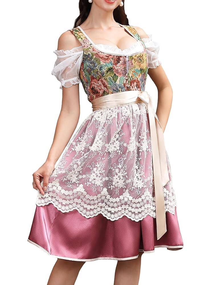 DirndlPop Rosa Sophie Dirndl Bayern Kostüme für das Bierfest