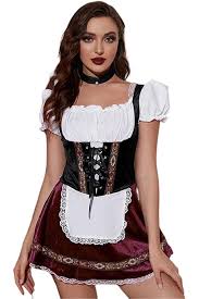 DirndlPop Rot Hannah Dirndl  Bayern Kostüme für das Bierfest