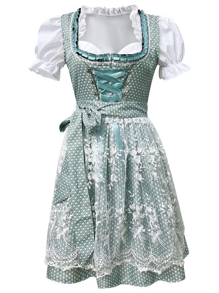 DirndlPop Grün Melanie Dirndl  Bayern Kostüme für das Bierfest