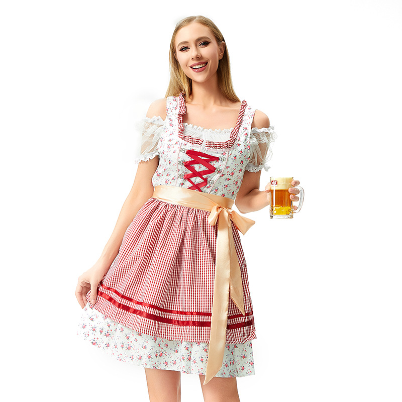 DirndlPop Rosa Valentina Dirndl  Bayern Kostüme für das Bierfest