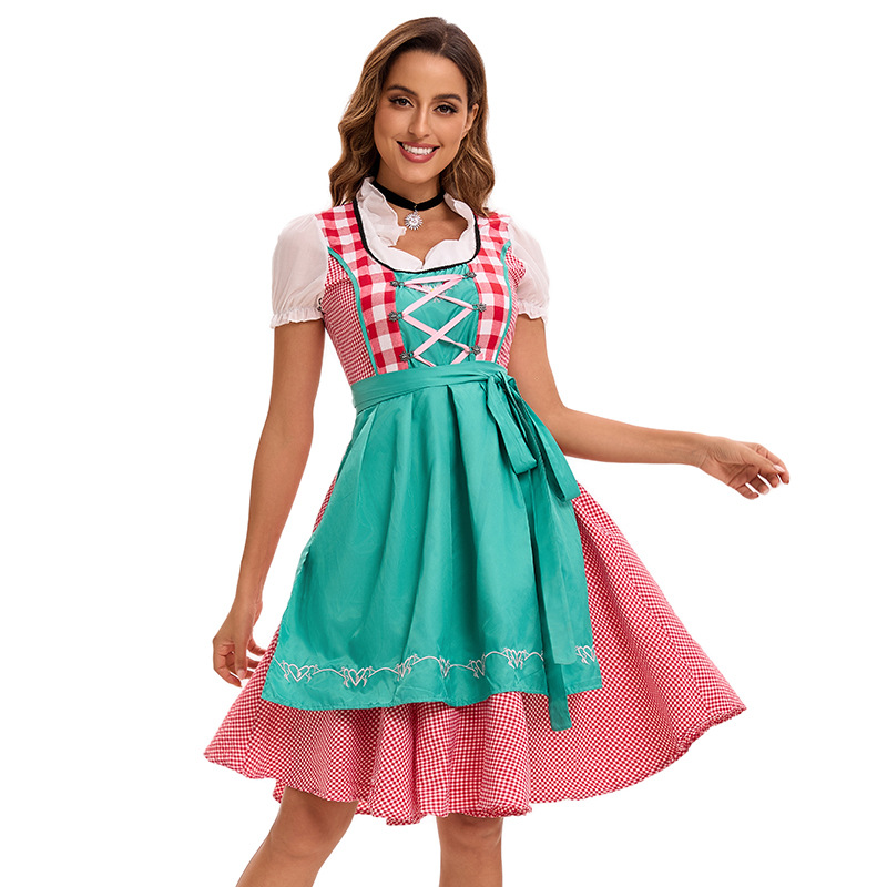 DirndlPop Grün Mila Dirndl  Bayern Kostüme für das Bierfest