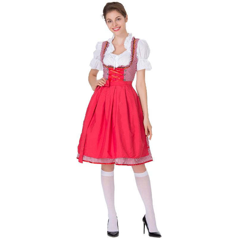 DirndlPop rosarot Jana Dirndl  Bayern Kostüme für das Bierfest