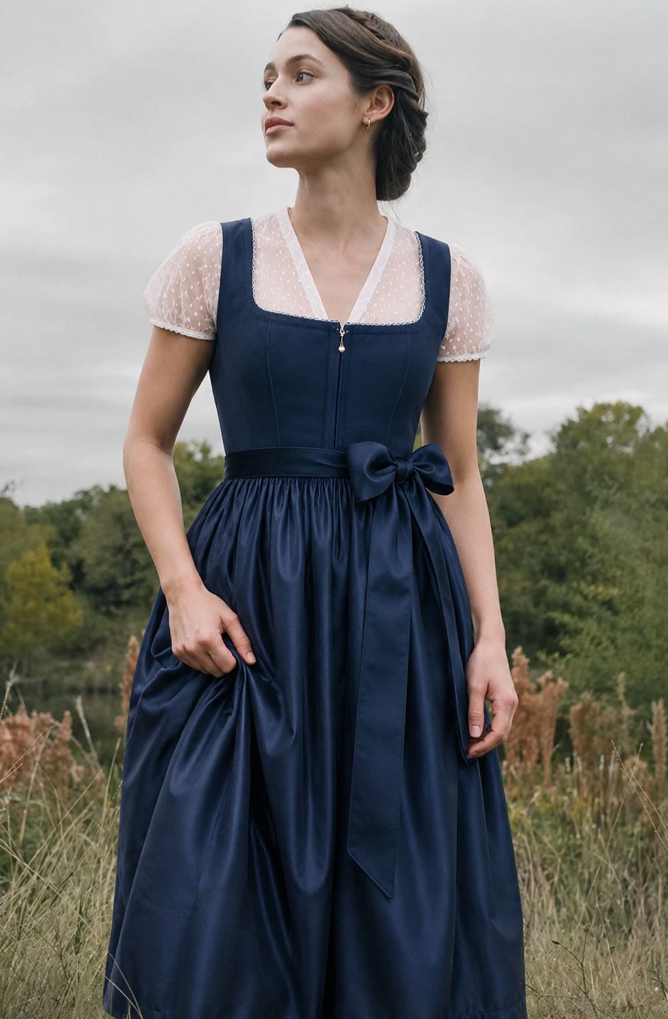 Dirndl Blau Anna