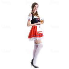 DirndlPop Rot Vanessa Dirndl  Bayern Kostüme für das Bierfest