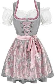 DirndlPop grau Melanie Dirndl  Bayern Kostüme für das Bierfest