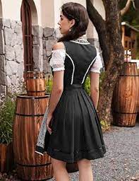 DirndlPop Schwarz Melanie Dirndl  Bayern Kostüme für das Bierfest