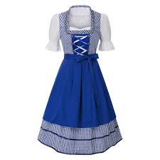 DirndlPop Blau Franziska Dirndl  Bayern Kostüme für das Bierfest