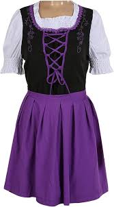 DirndlPop Lila Jasmin Dirndl  Bayern Kostüme für das Bierfest