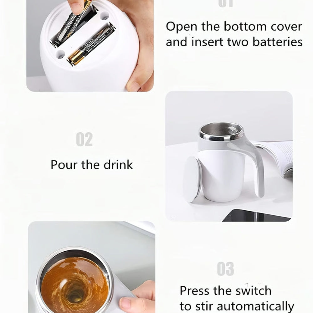 Automatic Magnetic Stirring Coffee Mug