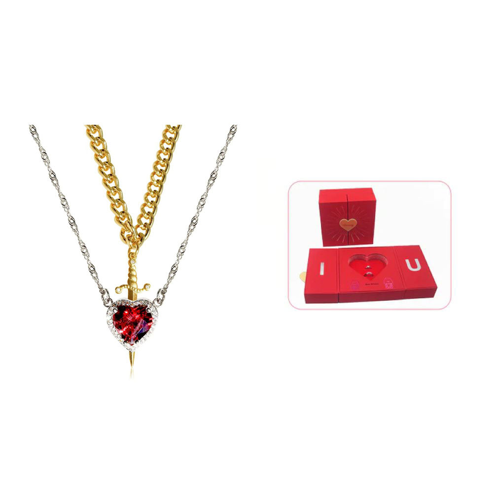 Heart & Sword Matching Necklace – A Symbol of Love & Courage
