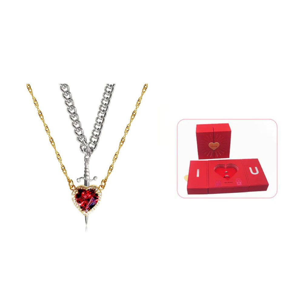 Heart & Sword Matching Necklace – A Symbol of Love & Courage