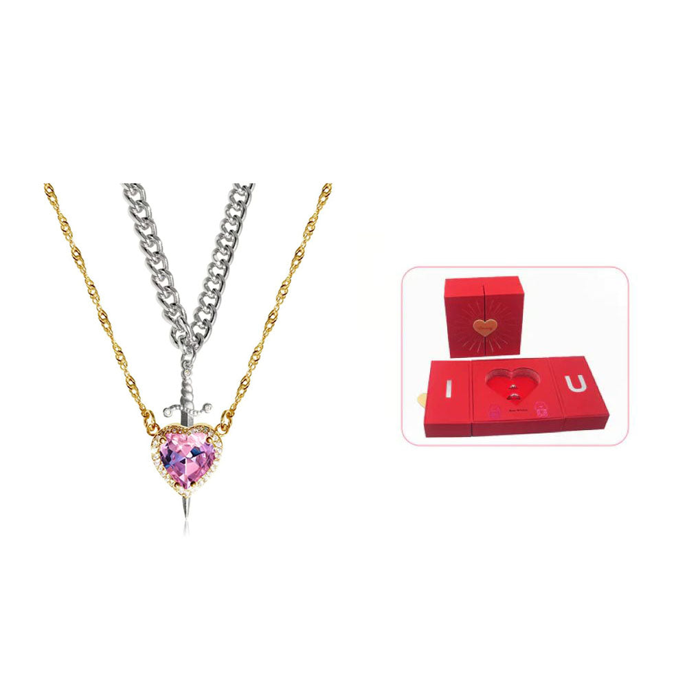 Heart & Sword Matching Necklace – A Symbol of Love & Courage