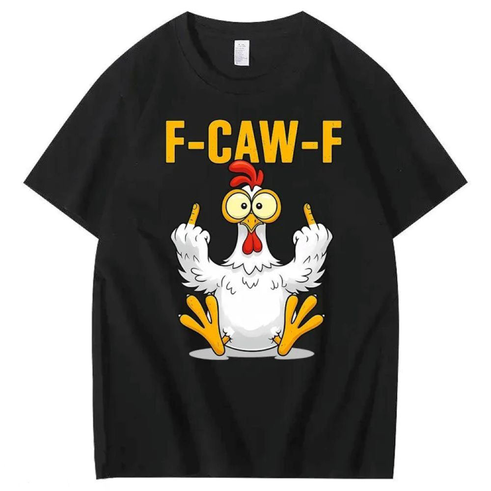F-Caw-F Chicken Cotton T-Shirt