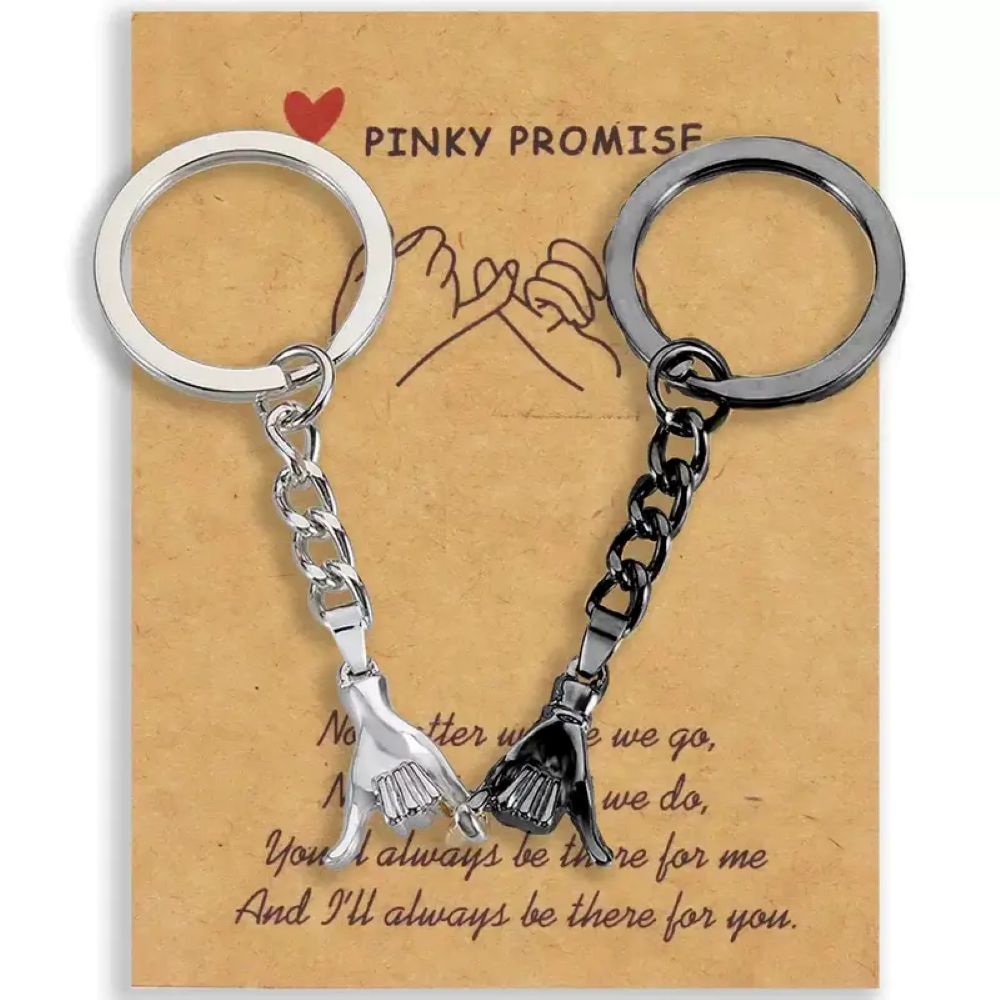 Pinky Promise Matching Keychains – A Meaningful Gift for Couples & Best Friends