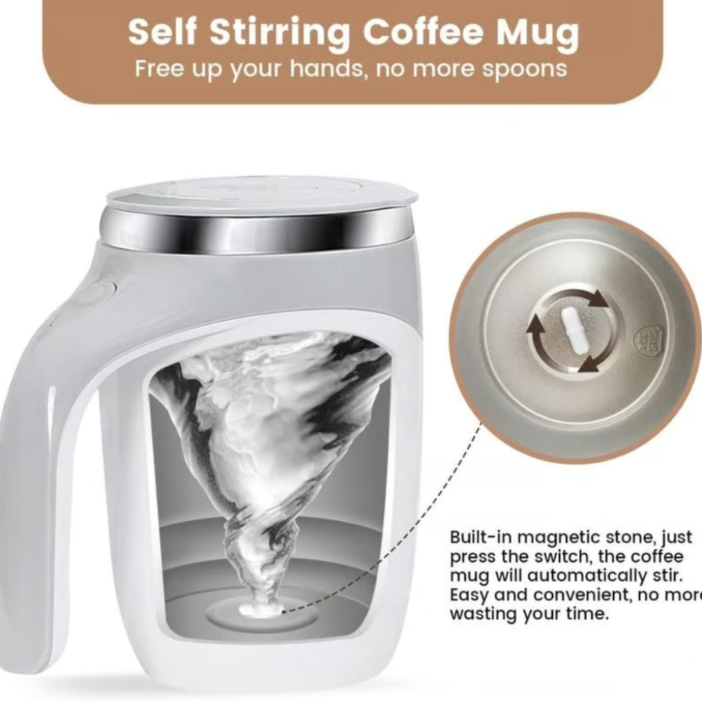 Automatic Magnetic Stirring Coffee Mug