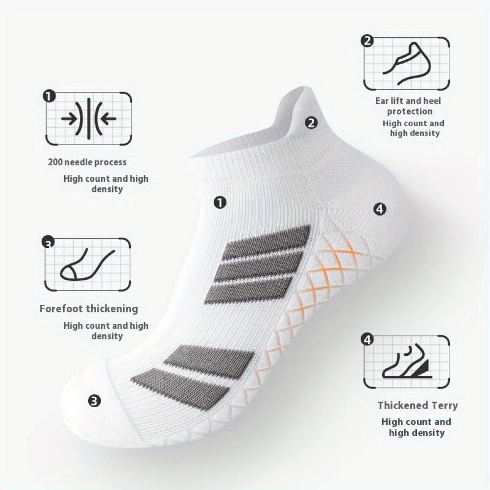 🔥 Premium Orthopedic Sneaker Socks – Cushioned Support for All-Day Comfort